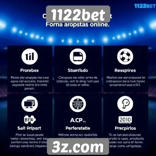 Recursos disponíveis no site de apostas 1122bet